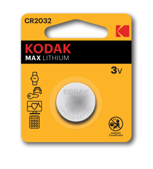 Литиевые дисковые элементы питания (1 шт) CR2032 MAX 3V. Kodak CR2032 CR2032Kod