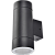Уличный настенный светильник IP65. Черный. 2*GX53, 15W 220V Ecola 8013A FB53C2ECH