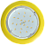 Встраиваемый светильник круг 1*GX53 220V,. Желтый. Ecola FY5355ECD