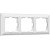 Рамка на 3 поста Белый поликарбонат Werkel Fiore  W0032201