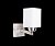 Бра, настенный светильник. Никель 1*E27 60W 220V. Kink Light Камелия 2458А