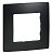 672581. Legrand. Etika (Антрацит). Рамка на 1-пост. не горючий пластик