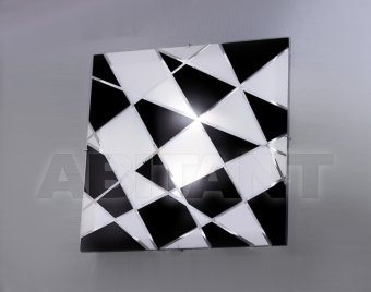 0296.UQ.52.5.WBK.Kolarz.Mikado. Светильник настенно-потолочный.Черный, белый, 2*R7s 120W 220V