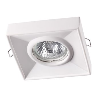 370493. Novotech. Yeso. Гипсовый встраиваемый светильник MR16. GU10 . Белый