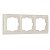 Рамка на 3 поста слоновая кость поликарбонат Werkel Snabb basic W0032003