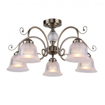 2194-5U. Favourite. Люстра  5*E14  40W 220V. Бронза