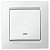 Simon Simon15 Белый Выключатель 1-клавишный с подсветкой IP20 250V Белый 16A 1590104-030
