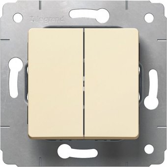 773758. Legrand. Cariva (Слоновая кость). Выключатель