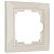 Рамка на 1-пост Слоновая кость поликарбонат Werkel Snabb basic W0012003
