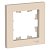 ATN000201. Systeme Electric. AtlasDesign (Бежевый).Рамка на 1-пост термопласт