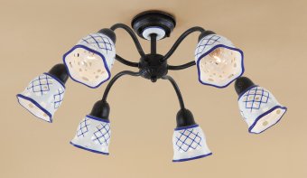 CL534161. CitiLux. Люстра потолочная  6*E14  60W 220V. Черный