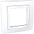 MGU2.002.18. Schneider Electric. Unica Basic (Белый). Рамка с декоративным элементом на 1 пост