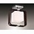 2199/1C Odeon Light Светильник потолочный, 1*E27 60W 220V. Темно-коричневый,хром