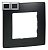672582. Legrand. Etika (Антрацит). Рамка на 2-поста. не горючий пластик