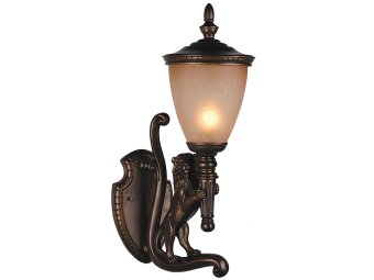 Уличный настенный светильник IP44. Коричневый. 1*E27, 60W 220V Favourite Outdoor 1337-1W