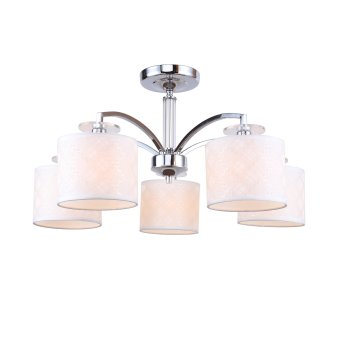 2199-5U F-promo Люстра потолочная  5*E14  40W 220V. Хром, белый