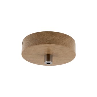 W.BASE.01.03.NI.OA.33 Идеи.Универсальное потолочное крепление с держателем провода,D100mm,дерево, ме