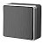 Выключатель накладной 1-клавишный графит рифленый IP20 Werkel Gallant W5010004