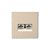 GAL000585. Systeme Electric.ArtGallery. (Шампань).Розетка компьютерная RJ45+RJ45,двойная,кат. 5е
