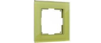 Рамка на 1 пост Фисташковый Стекло Werkel Favorit W0011116