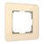 Рамка на 1-пост айвори стекло Werkel Elite W0012443