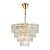 4918/10 Odeon Light Люстра  10*E14  40W 220V. Золотой, прозрачный