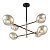 OML-94307-06 Omnilux Люстра  6*E14  40W 220V. Черный, бронза