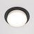 DL086-GX53-RD-BW.Maytoni.Hoop.Встраиваемый светильник Черный с Белым,круг.1*GX53, 15W,220V