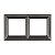 Jung Eco Profi Deco Рамка на 2 поста Антрацит