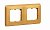 773662. Legrand. Cariva (матовое золото). Рамка на 2-поста. не горючий пластик