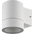 Уличный настенный светильник IP65. Белый матовый. 1*GX53, 15W 220V Ecola FW53C1ECH
