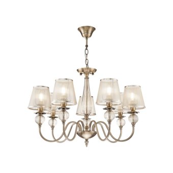 FR2685PL-07BZ. Freya. Люстра  7*E14  40W 220V. Бронзовый