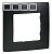 672584. Legrand. Etika (Антрацит). Рамка на 4-поста. не горючий пластик