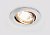 104S SS.Ambrella.Встраиваемый светильник MR16. , поворотный. сатин серебро, круглый. 1*Gu5.3/Gu10, 5