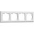 Рамка на 4-поста белый поликарбонат Werkel Stark W0041801