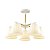 4111/5 Odeon Light Люстра  5*E27  40W 220V. Белый, светлое дерево