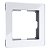 Рамка на 1-пост Белый Поликарбонат;акрил глянец. Werkel Acrylic W0012701