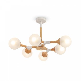 FR5105CL-06W. Freya. Люстра  6*E27  60 220. Белый