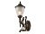 Уличный настенный светильник IP44. Коричневый. 1*E27, 60W 220V Favourite Outdoor 1337-1WL
