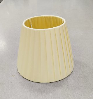 CD14/9 H11.Комплектующие.Абажур тканевый для люстры на патрон E14, Хлопок. Бежевый