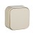 Выключатель накладной 1 клавишный Слоновая кость IP20 Legrand Quteo 782230