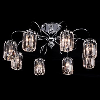 CL330181.CitiLux. Люстра потолочная. 8*E14,60W,220V. Хром