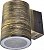 Уличный светильник накладной односторонний IP65. Черно-золотой. 1*GX53, 15W 230V General Lighting Sy