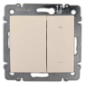 774162. Legrand Valena (Слоновая кость). Светорегулятор (диммер) 40W-400W, для ламп накаливания и га