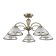 CL422153.CitiLux. Люстра. 5*E27,60W,220V. Бронза, белый CL422153.CitiLux. Люстра. 5*E27,60W,220V. Бронза, белый