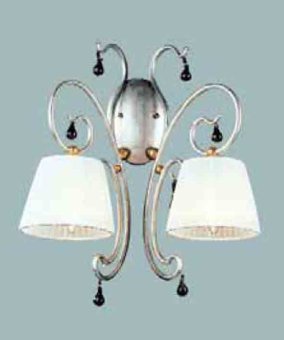 Бра, настенный светильник. Серебристый 2*E14 60W 220V. Wunderlicht Sihouette NT9598-02W