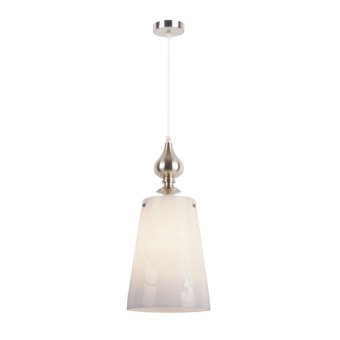 9305-41 Blitz Светильник подвесной  1*E27  60W 220V. Хром матовый, белый