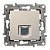 672353. Legrand. Etika (Слоновая кость). Розетка компьютерная под коннектор RJ-45, 6 кат.UTP