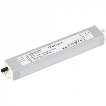 020004-ARL. Arlight. Блок питания для светодиодных лент, IP66, 30W, 24V, 1,25А, 3 года