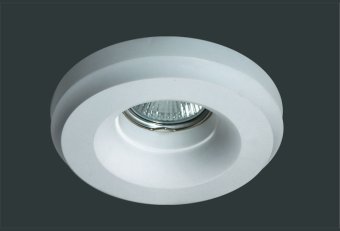 SV 7014. SvDecor. Гипсовый встраиваемый светильник MR16. GU5.3/GU10 . Белый